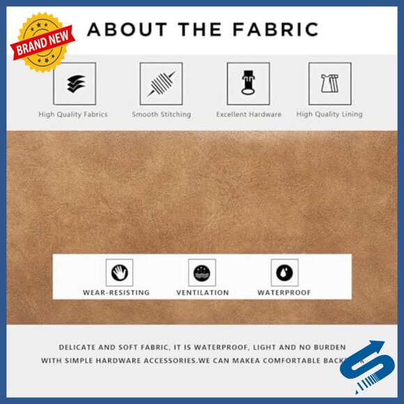 PU Leather Backpack Purse Multipurpose Travel Handbag Adjustable Strap - Picture 7 of 7